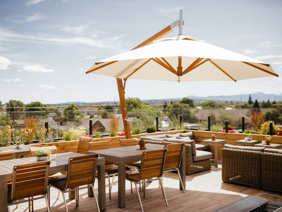 Terrasse sur le toit