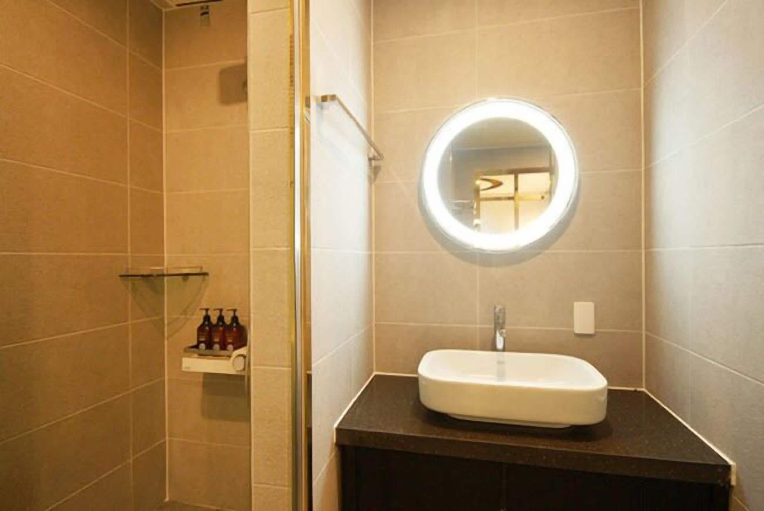 premium whirlpool | bathroom | separate bathtub and shower, deep-soaking bathtub, rainfall showerhead