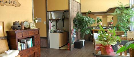 Sitteområde i lobbyen