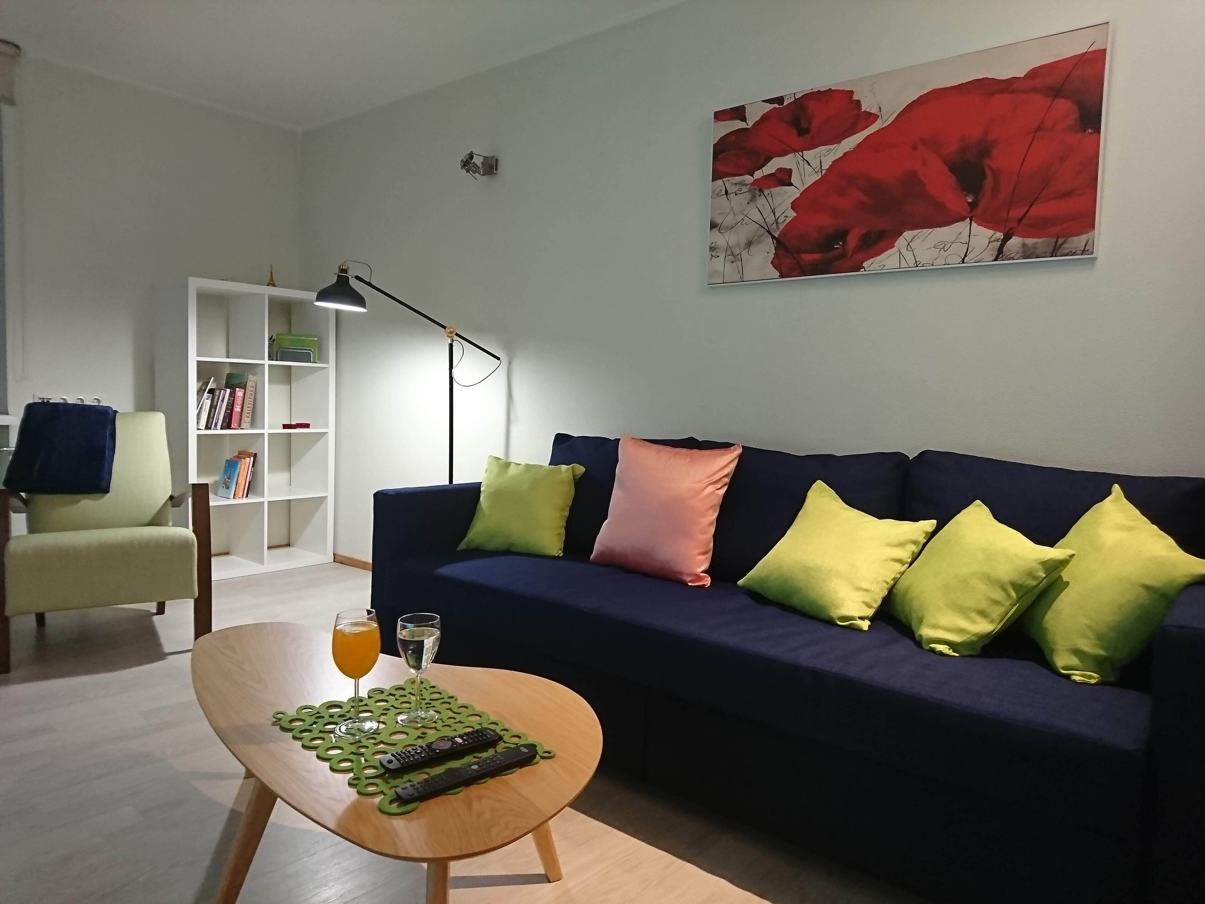 Smart-tv, boeken en een filmbibliotheek