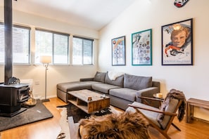 TV, fireplace, DVD player