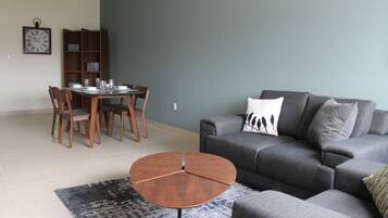 Junior Apartment | Living area | Flat-screen TV, Netflix, streaming services