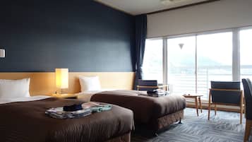 Habitación con 2 camas individuales, vistas a la montaña (Western Style, Lake View) | Caja fuerte y wifi gratis