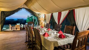 Breakfast, lunch, dinner served; local and international cuisine  - Instinct of the Mara (Maasai Mara)