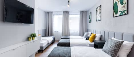 Apartamento Deluxe | 3 dormitorios, tabla de planchar con plancha, wifi gratis y ropa de cama