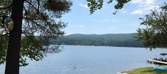 Charming Adirondack Lake Home- Private Beach