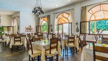 Breakfast and dinner served, Mediterranean cuisine