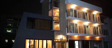 Front of property - evening/night