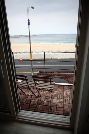 Uitzicht vanuit accommodatie