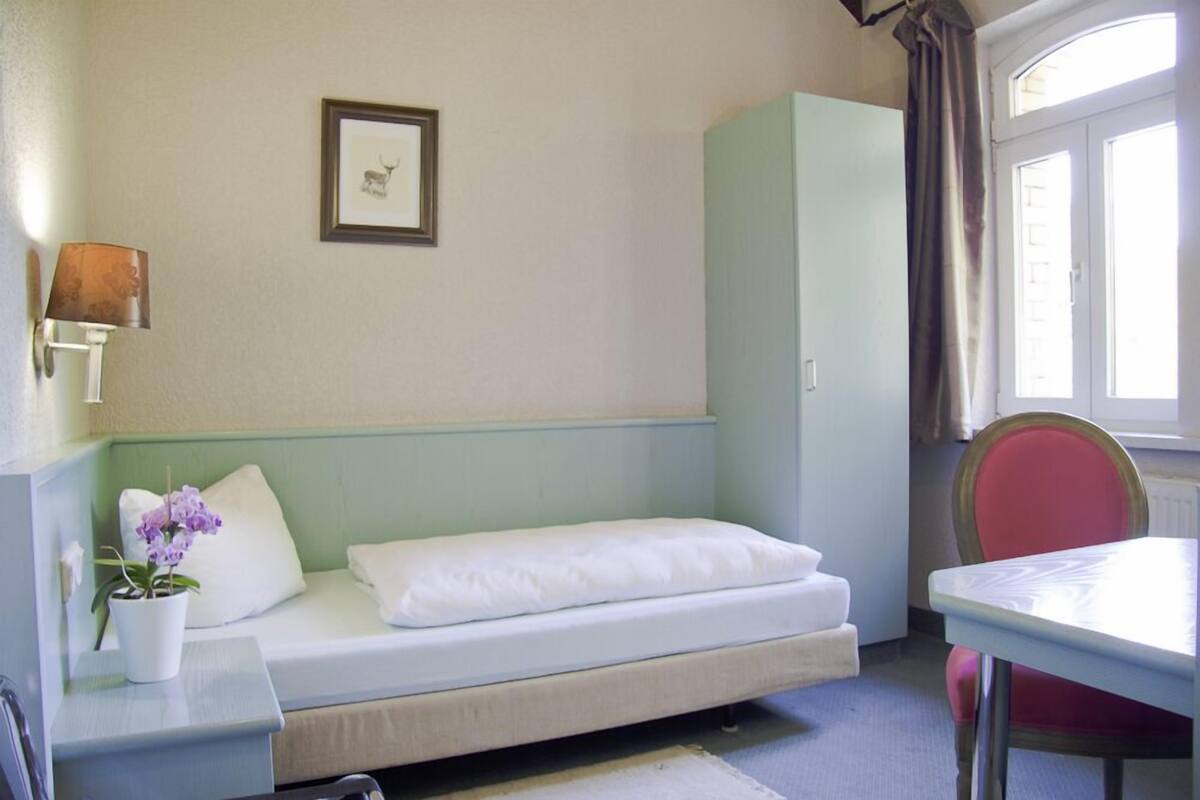 Single Room | In-room safe, desk, blackout drapes, iron/ironing board
