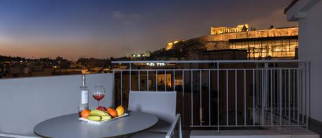 Stadsuitzicht vanuit accommodatie