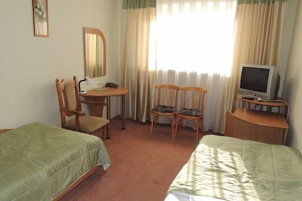 标准双床房 | 办公桌、免费 WiFi、床单