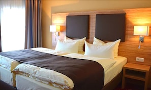 Doppelzimmer | Zimmersafe, Schreibtisch, schallisolierte Zimmer, kostenlose Babybetten