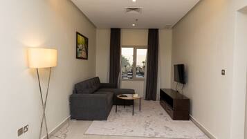 Double or Twin Room, 1 Bedroom, Partial Sea View | View from room