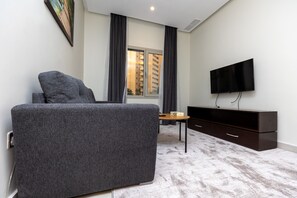 Double or Twin Room, 1 Bedroom, Partial Sea View | View from room