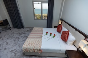 In-room safe, individually furnished, desk, laptop workspace - Saray Hotel Apartments (Kuwait City)