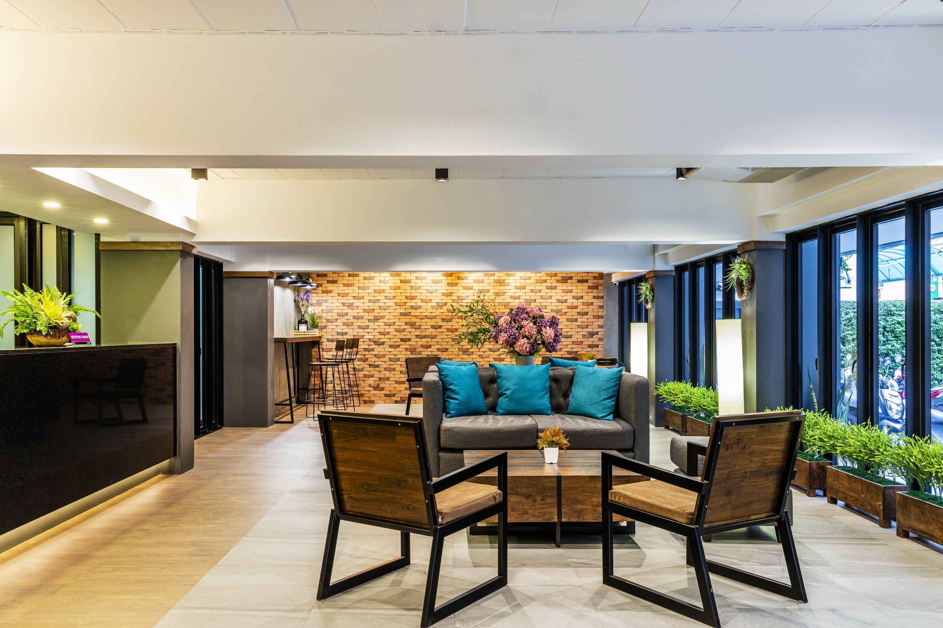 Sitzecke in der Lobby