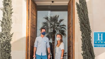 Voorkant van accommodatie