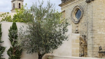 Junior Suite Terraza | 1 slaapkamer, een kluis op de kamer, een bureau, een laptopwerkplek