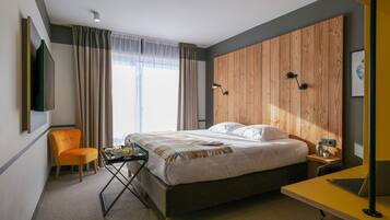 Comfort-Doppel- oder -Zweibettzimmer (Vue Mont Blanc) | Zimmersafe, individuell dekoriert, individuell eingerichtet