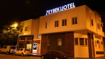 Front of property – evening/night