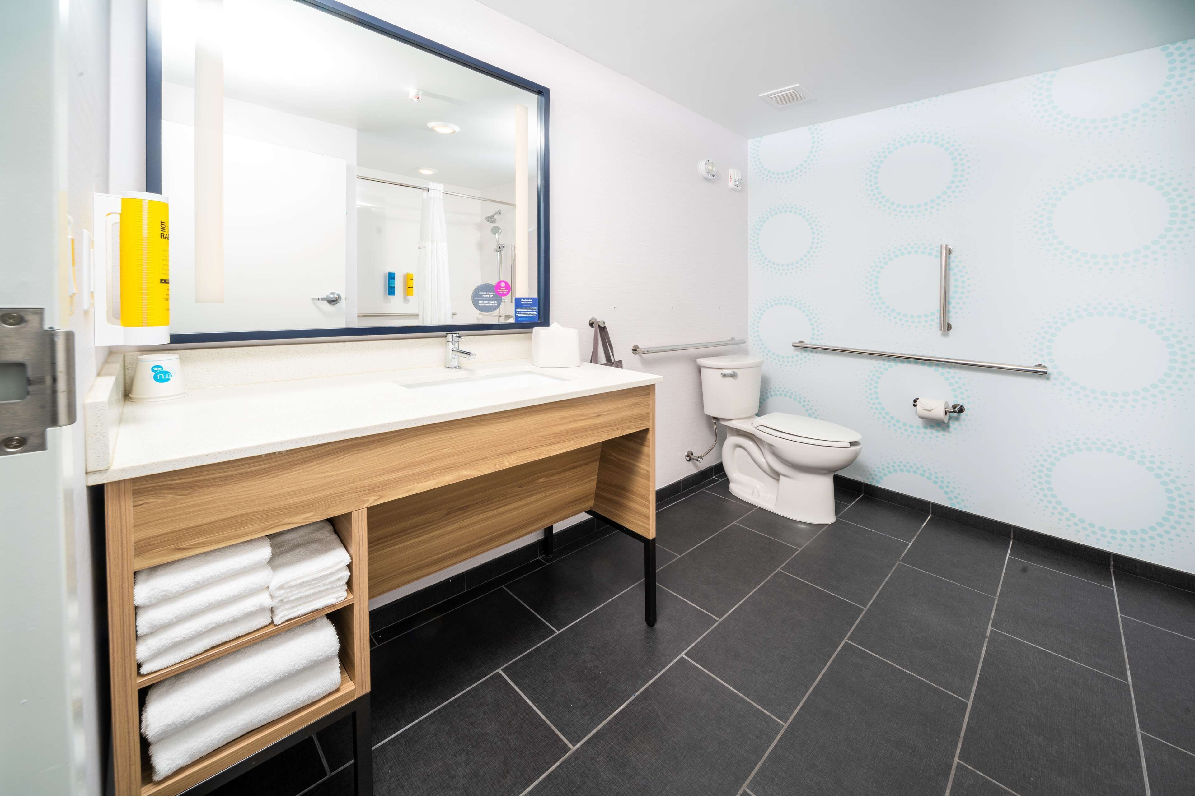 room, 2 queen beds, accessible, bathtub | bathroom | hair dryer, towels