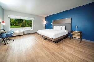 Room, 1 King Bed, Accessible (Roll-In Shower) | Desk, free WiFi, bed sheets