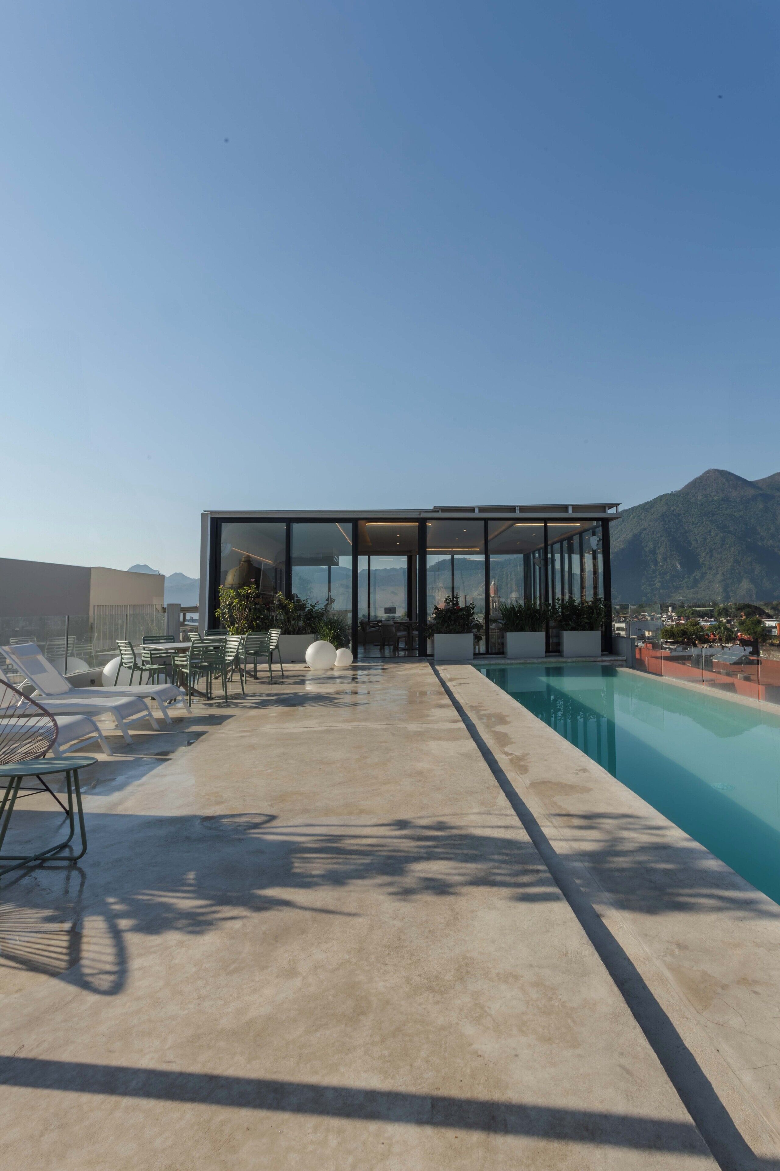 Alberca al aire libre 