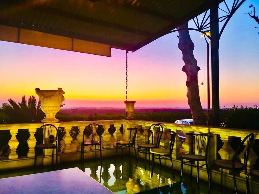 Außenbereich für Bankette