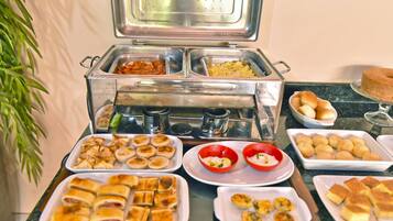 Free buffet breakfast