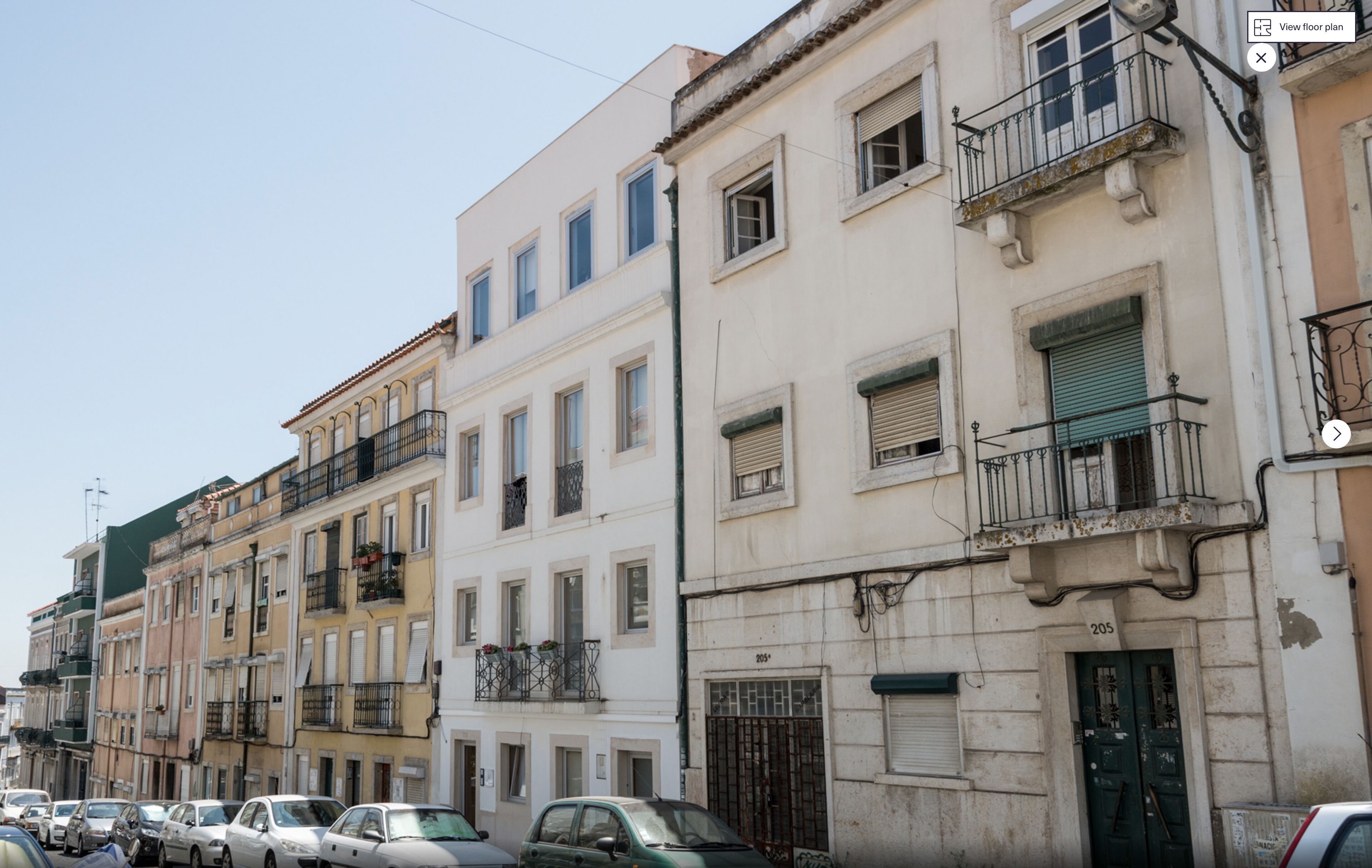 Fassade der Unterkunft