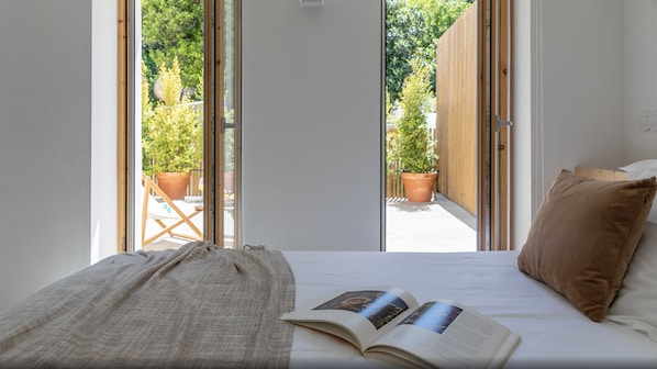 Studio, Garden View (1A) | View from room