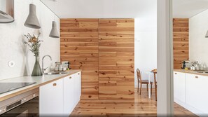 Apartment, 1 Schlafzimmer (2B) | Eigene Küche | Kühlschrank, Mikrowelle, Herdplatte, Espressomaschine