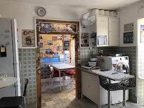 Microwave, oven, stovetop, toaster