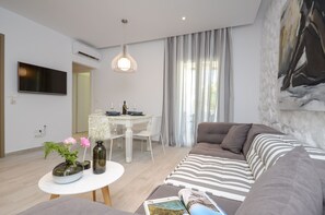 Grand Apartment | Living room - Elegant Apartments (Naxos)