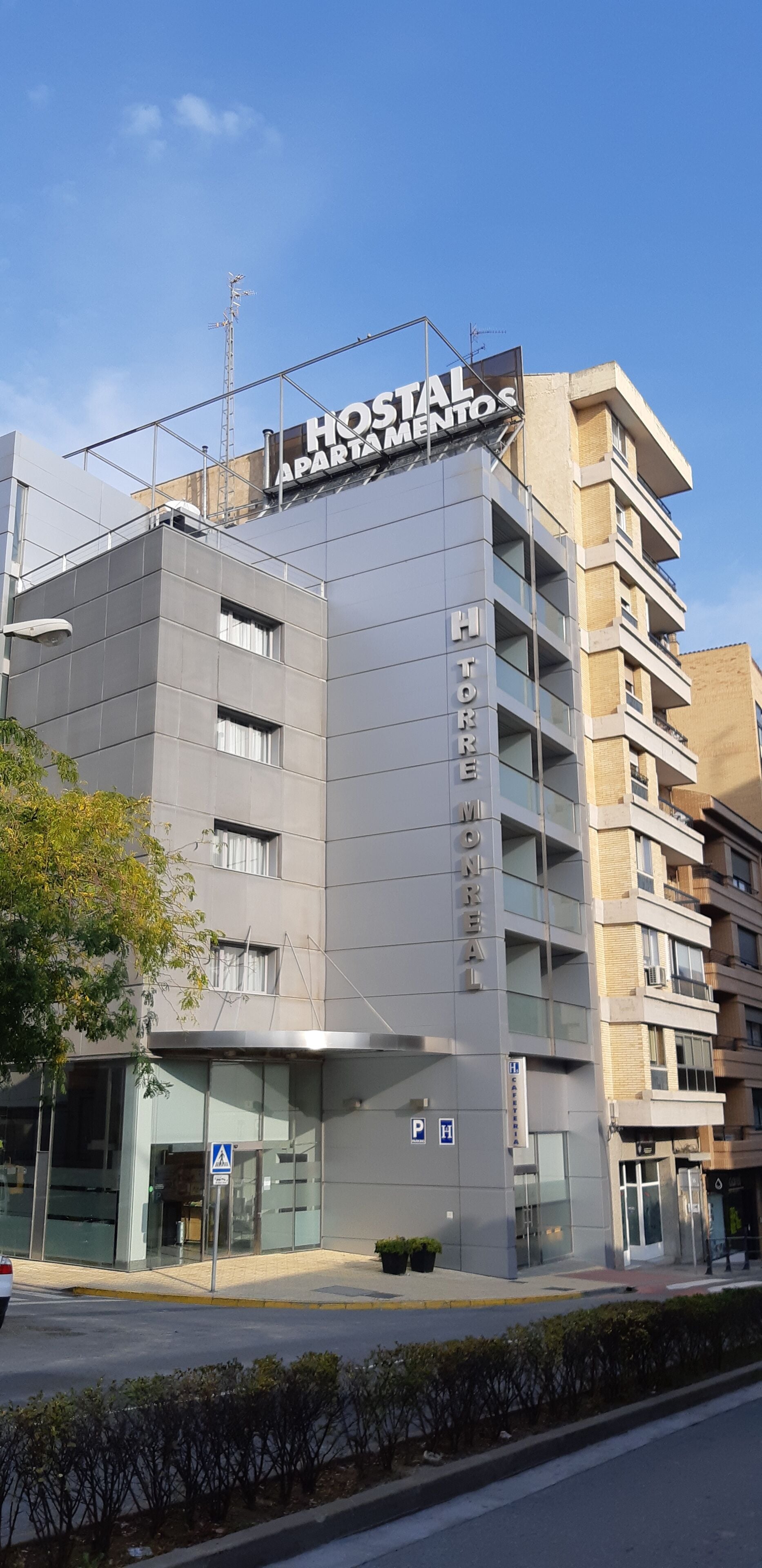 Façade de l’hébergement