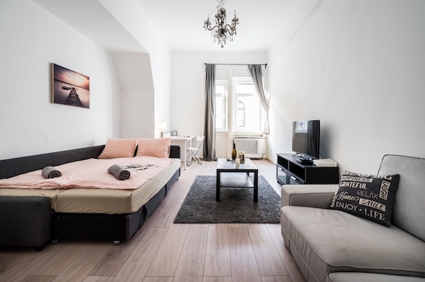 1 Schlafzimmer, kostenloses WLAN, Bettwäsche