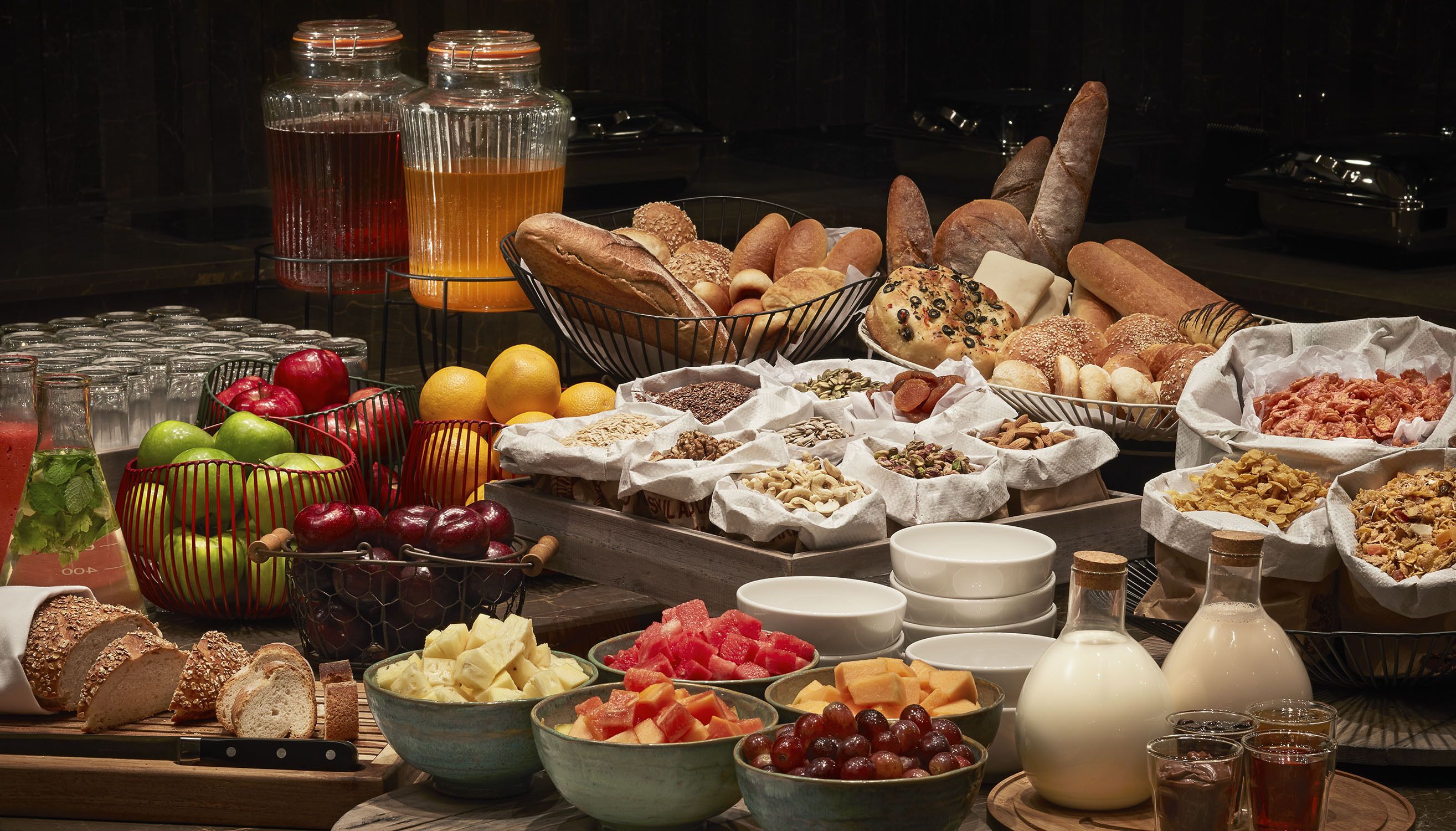 daily buffet breakfast (inr 1000 per person)