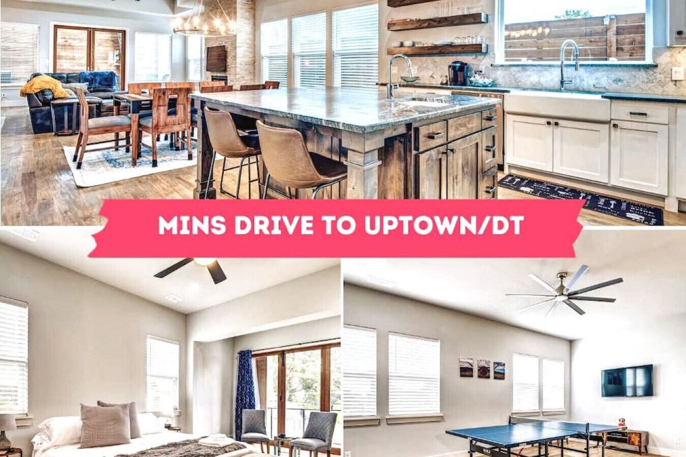 Modern 4BR Home / Ping Pong / Near Downtown Dallas