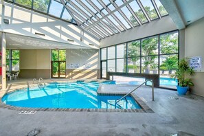 Indoor pool, outdoor pool - Direct OCEANFRONT Just Remodeled 4th Floor End Unit Myrtle Beach Resort (Myrtle Beach)