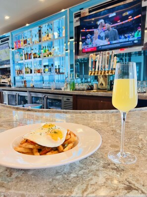Daily buffet breakfast for a fee