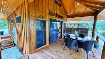 Luxury Studio Suite, 1 King Bed, Kitchen, Beachfront | Terrace/patio