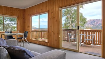 Comfort Cottage, 1 Bedroom, Balcony, Mountain View | Living area | Flat-screen TV