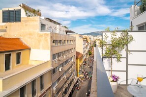 Balcony view - Mythos Luxury Suites (Athens)