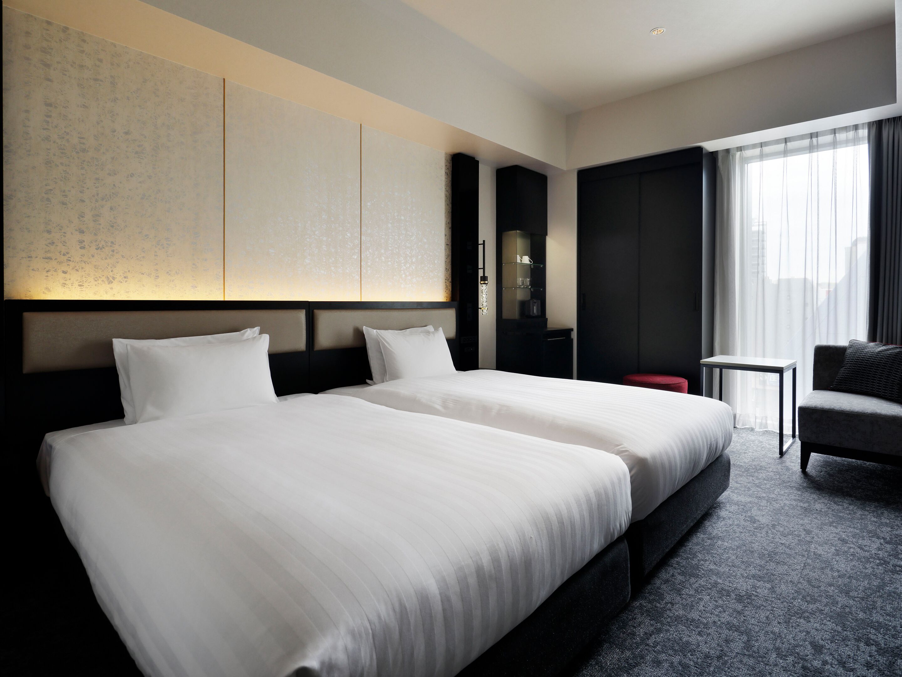 Kamar Superior, Bebas Asap Rokok, bathtub (2 beds) | Brankas, Wi-Fi gratis, dan seprai linen