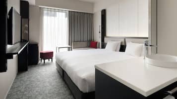 Rom – standard, ikke-røyk (1 bed King , Shower) | Safe på rommet, wi-fi (inkludert) og sengetøy