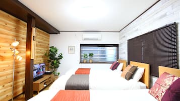4 bedrooms, individually decorated, individually furnished