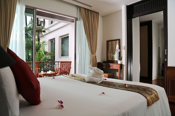 Luxury-Zimmer, 2 Schlafzimmer | Ausblick vom Zimmer