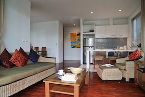 Luxury-Zimmer, 2 Schlafzimmer | Wohnbereich