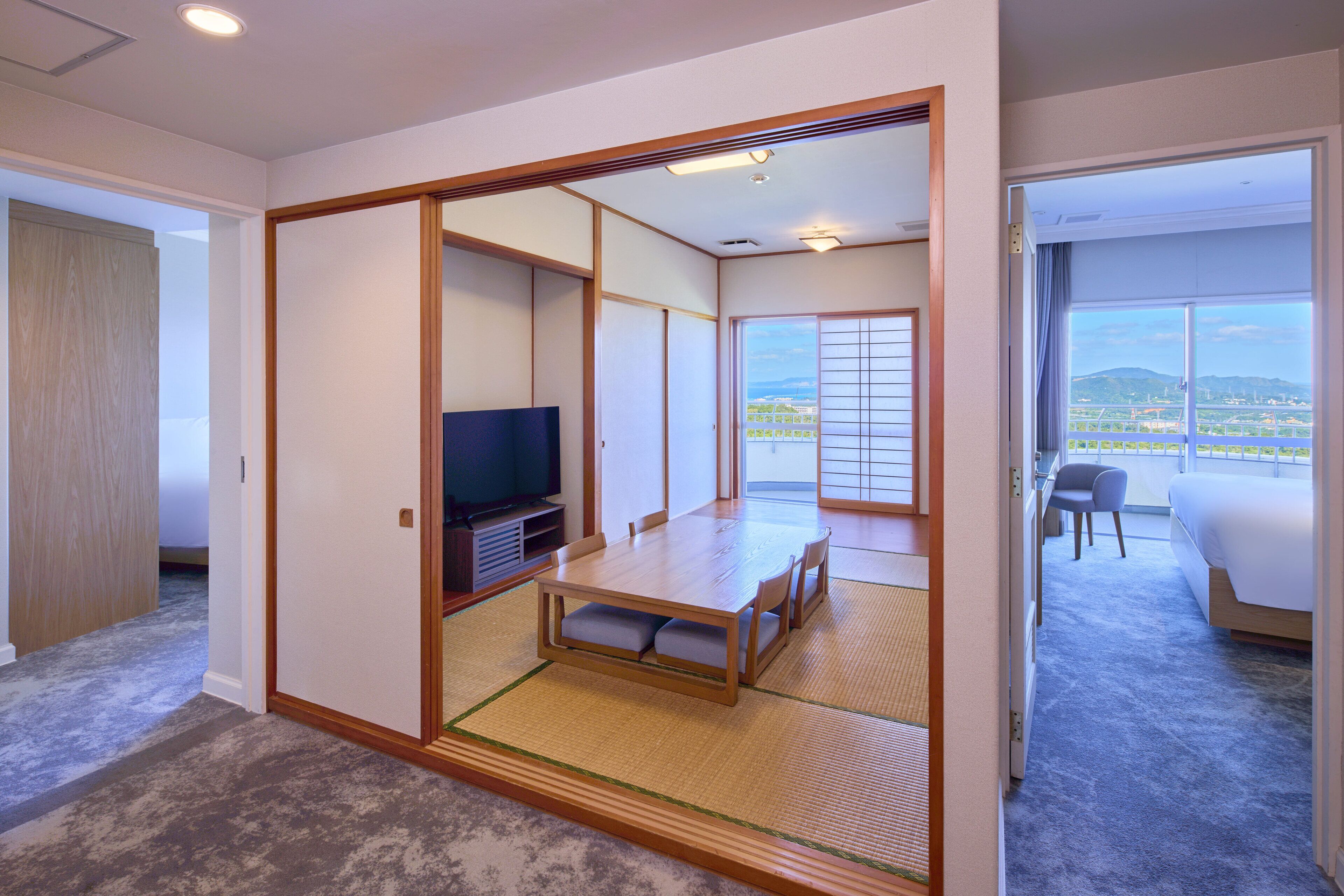 Suite, 2 Bedrooms, Garden View (1 King, 2 Twin, Tatami, Floor 6) | In-room safe, desk, blackout curtains, free WiFi